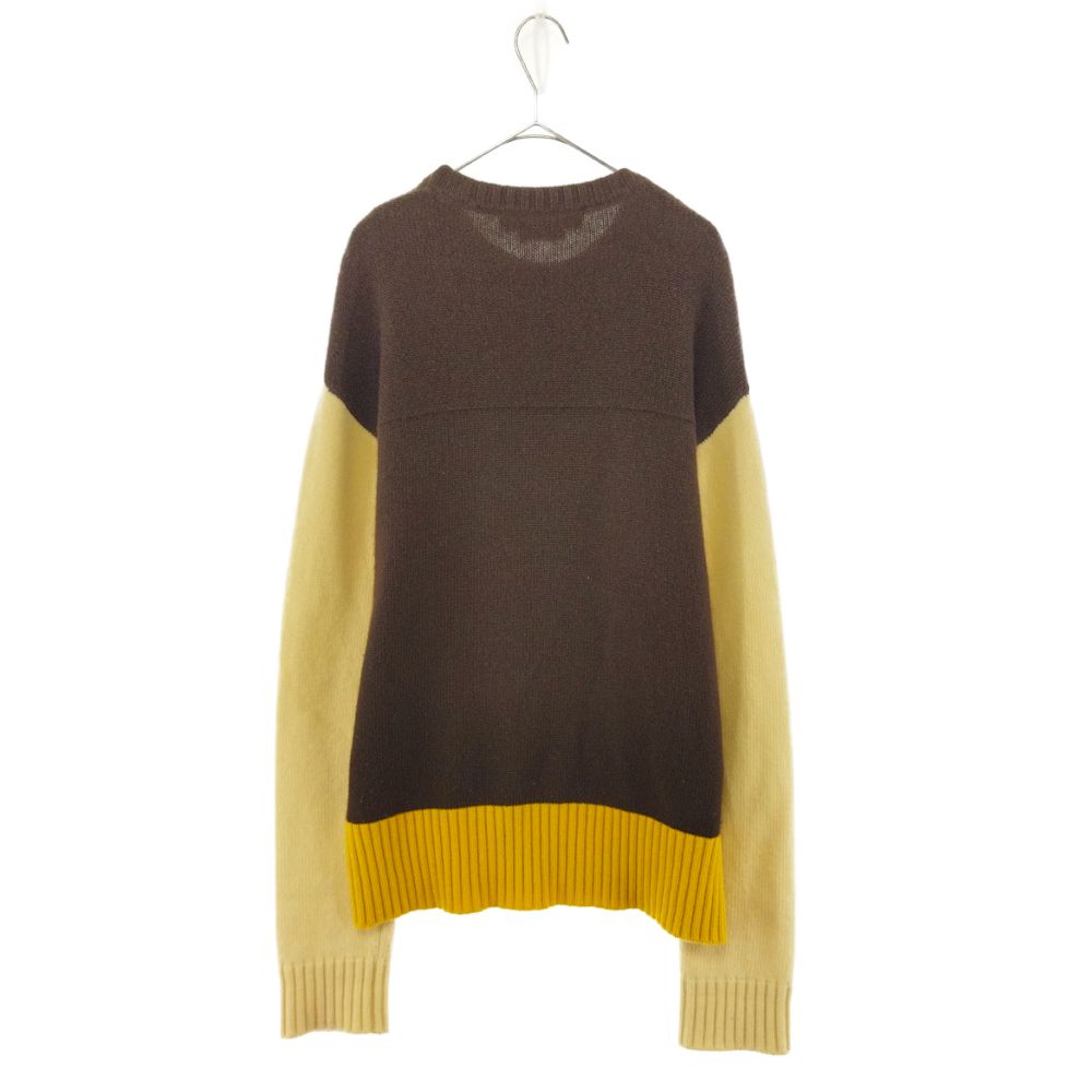 マルニ  19AW  GCMG0096Q0 カラーブロッククルーネックニット メンズ 44 MARNI (マルニ) 19AW CRAZY PATTERN CREW NECK KNIT GCMG0096Q0 カラー