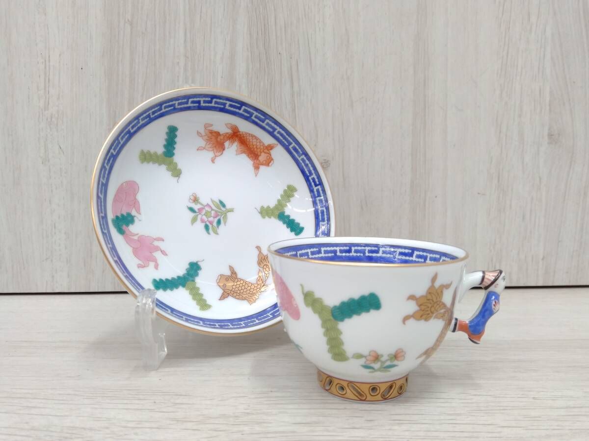 ヘレンド Herend／デミタスカップ＆ソーサー 1客 中国趣味 ブランド食器
