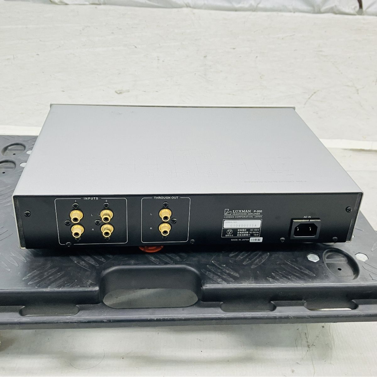 LUXMAN P-200 ヘッドホン アンプ 2011年製 音響機器 オーディオ