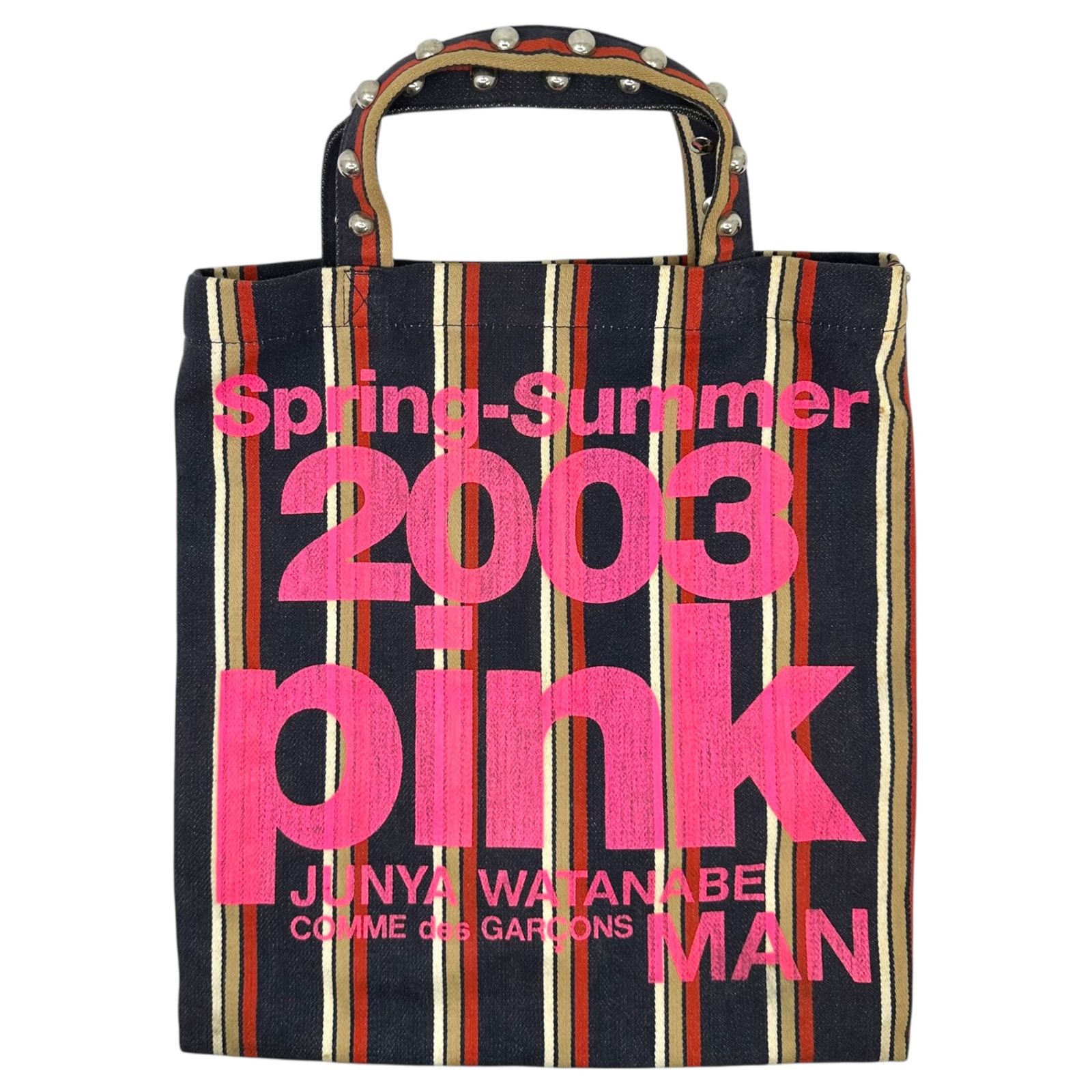 JUNYA WATANABE トートバッグ ミリタリー ギャルソン CdG JUNYA WATANABE MAN PINK×10・corso・como(コムデギャルソン