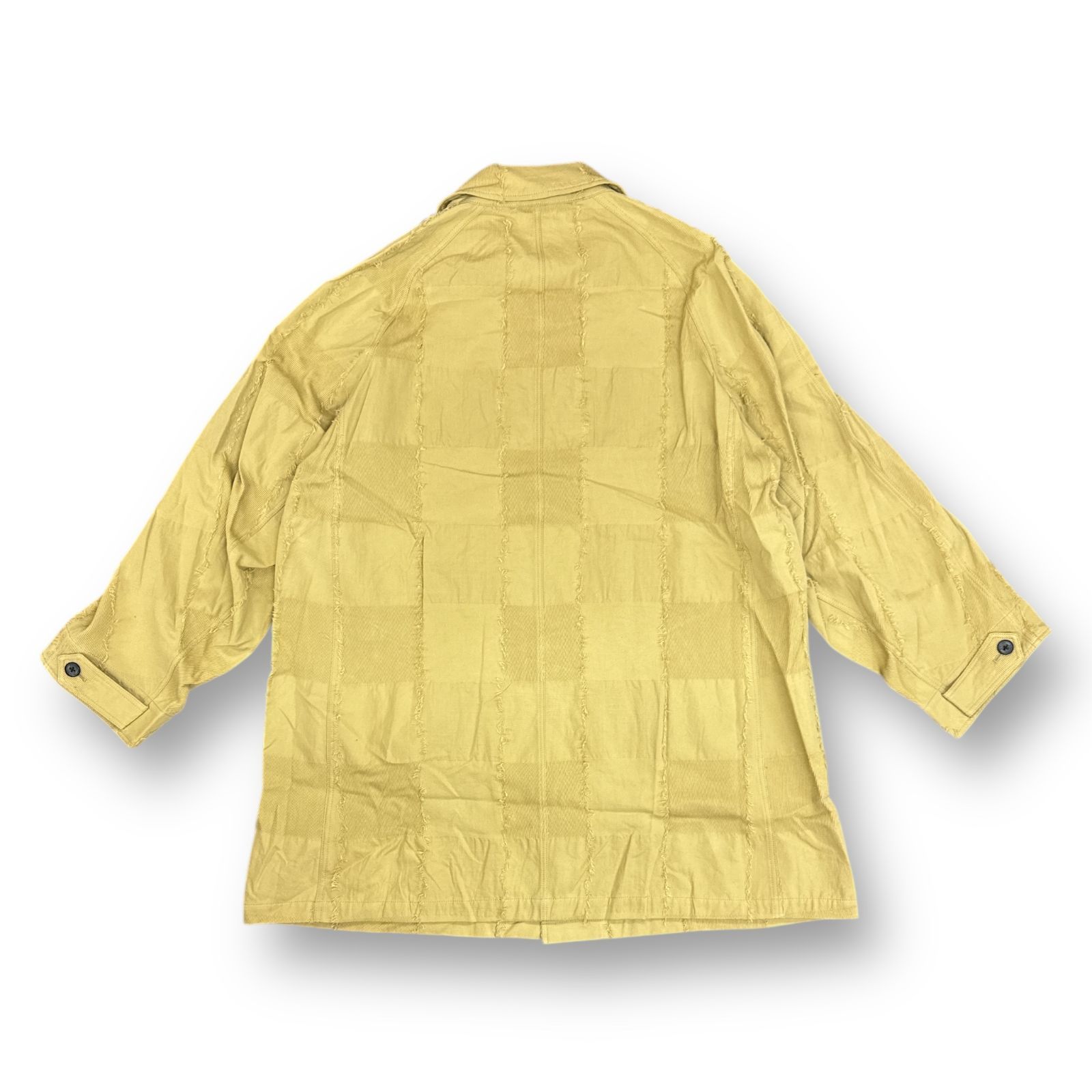 参考上代79200円 未使用品 YOKE 24SS Block Jacquard Half Coat 参考上代79200円 未使用品 YOKE 24SS Block Jacquard Half Coat