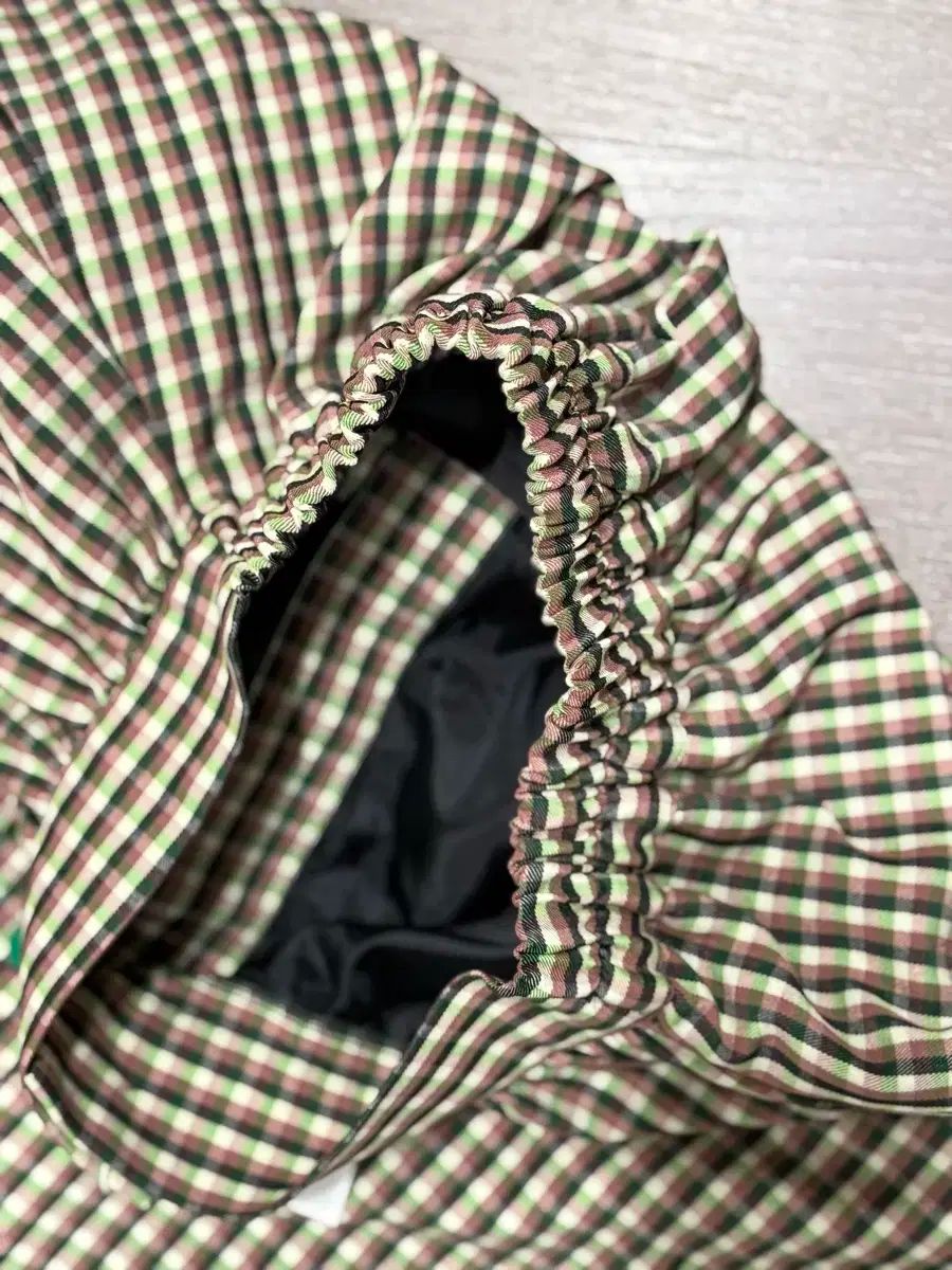 シエンヌ CHECK グリーンボタン スカート SIROKUMA-CORPORATION_COM