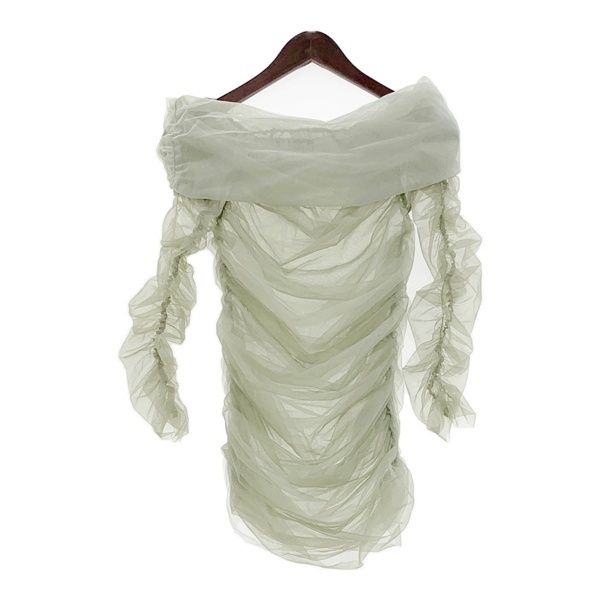 MAISON SPECIAL メゾン コギソマナ Gather Volume Tulle Tops チュール カットソー レディース トップス IL15584