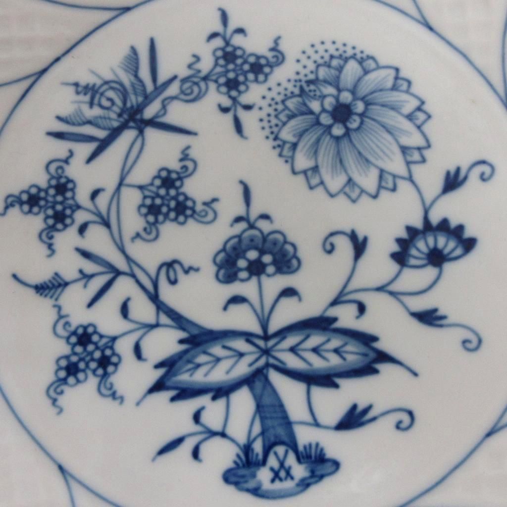 マイセン Meissen ブルーオニオン ケーキサービスプレート 23cm 皿