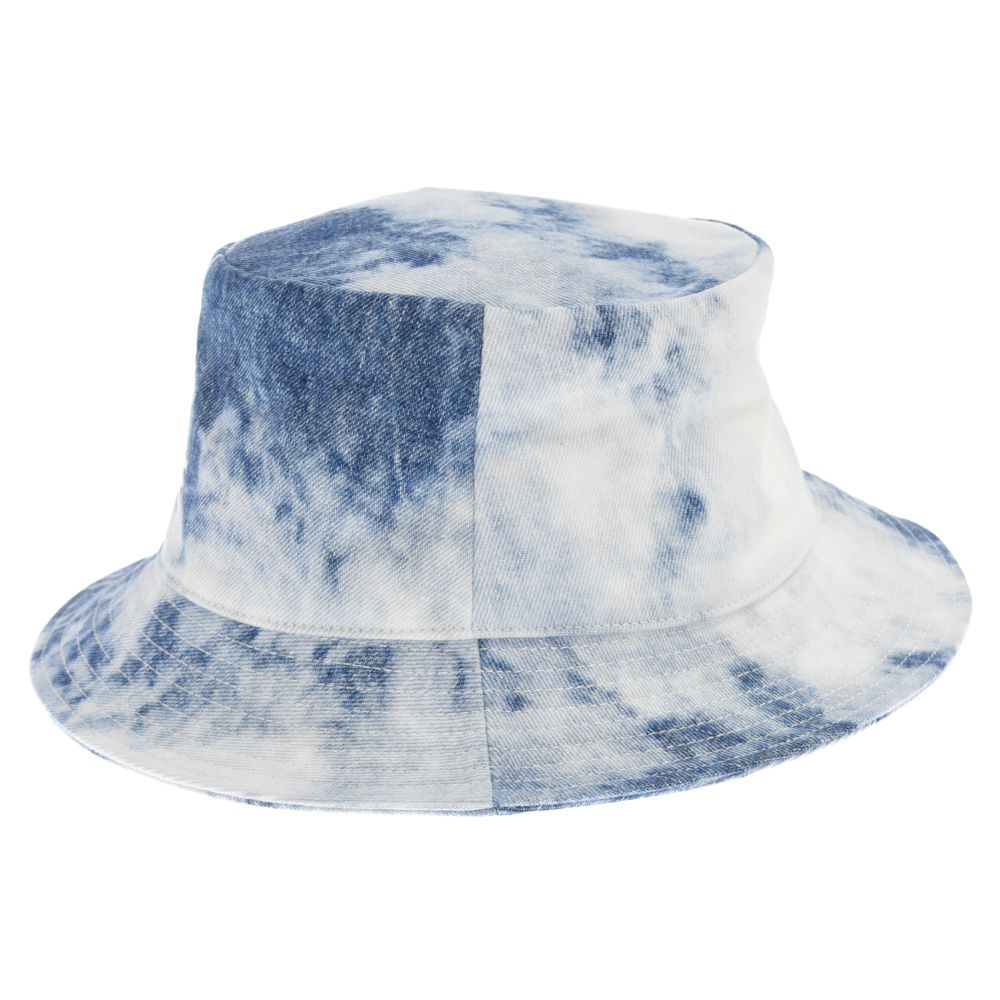 CELINE (セリーヌ) 23SS EMBROIDERED BUCKET HAT IN INK BLEACH DENIM