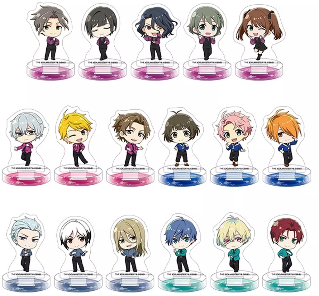 アクリルスタンド アクリルパネル 全17種セット アイドルマスター SideM ちゅあスタ ミニチュアアクリルスタンド サマーマーケット BBOX