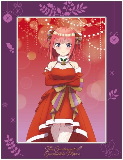 五等分の花嫁 中野二乃 完結記念 Anique 記念額装絵 複製原画