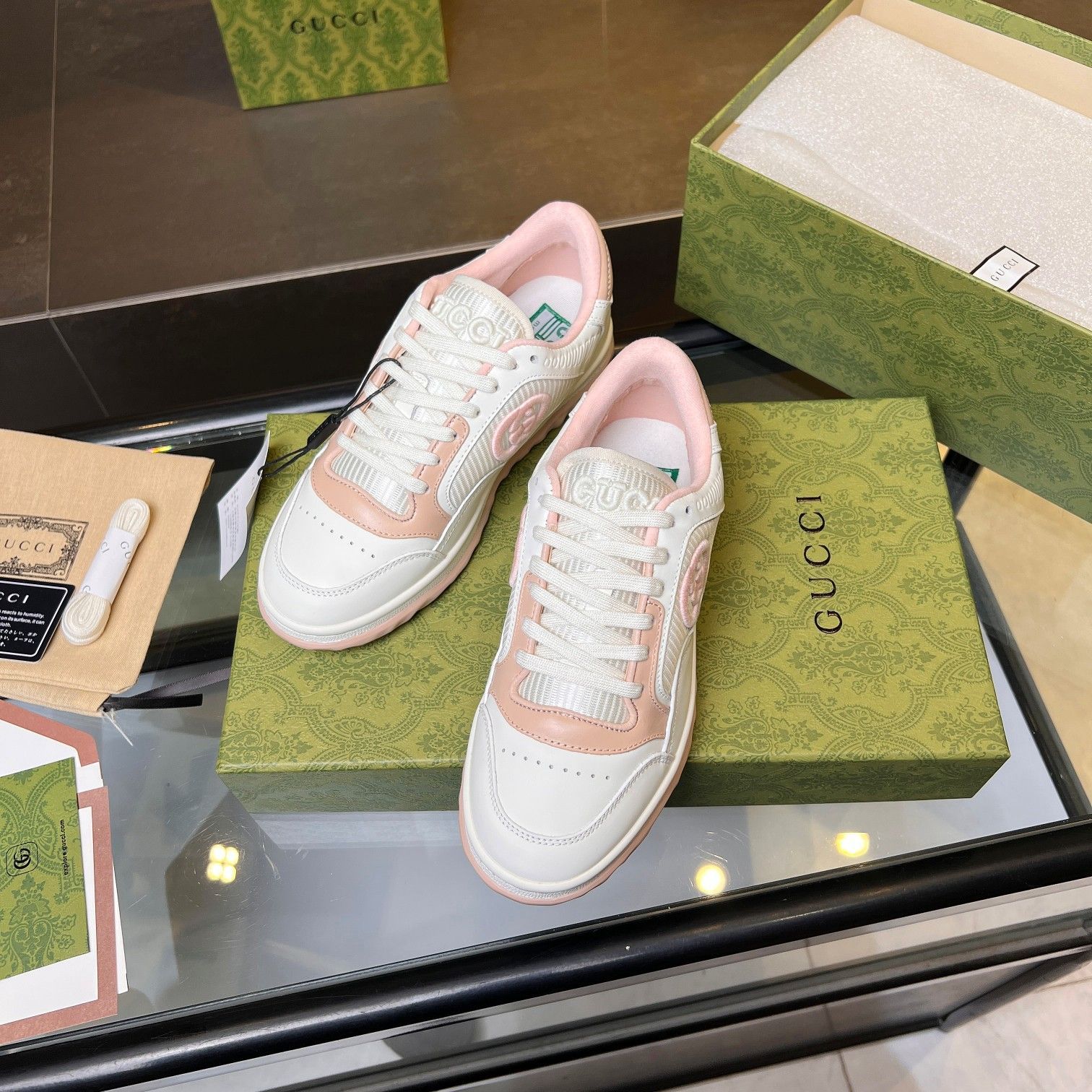 【送料込み】SALE!!Gucciグッチ♪MAC80 GUCCI - GUCCI グッチ MAC80 ローカットスニーカー ブラック