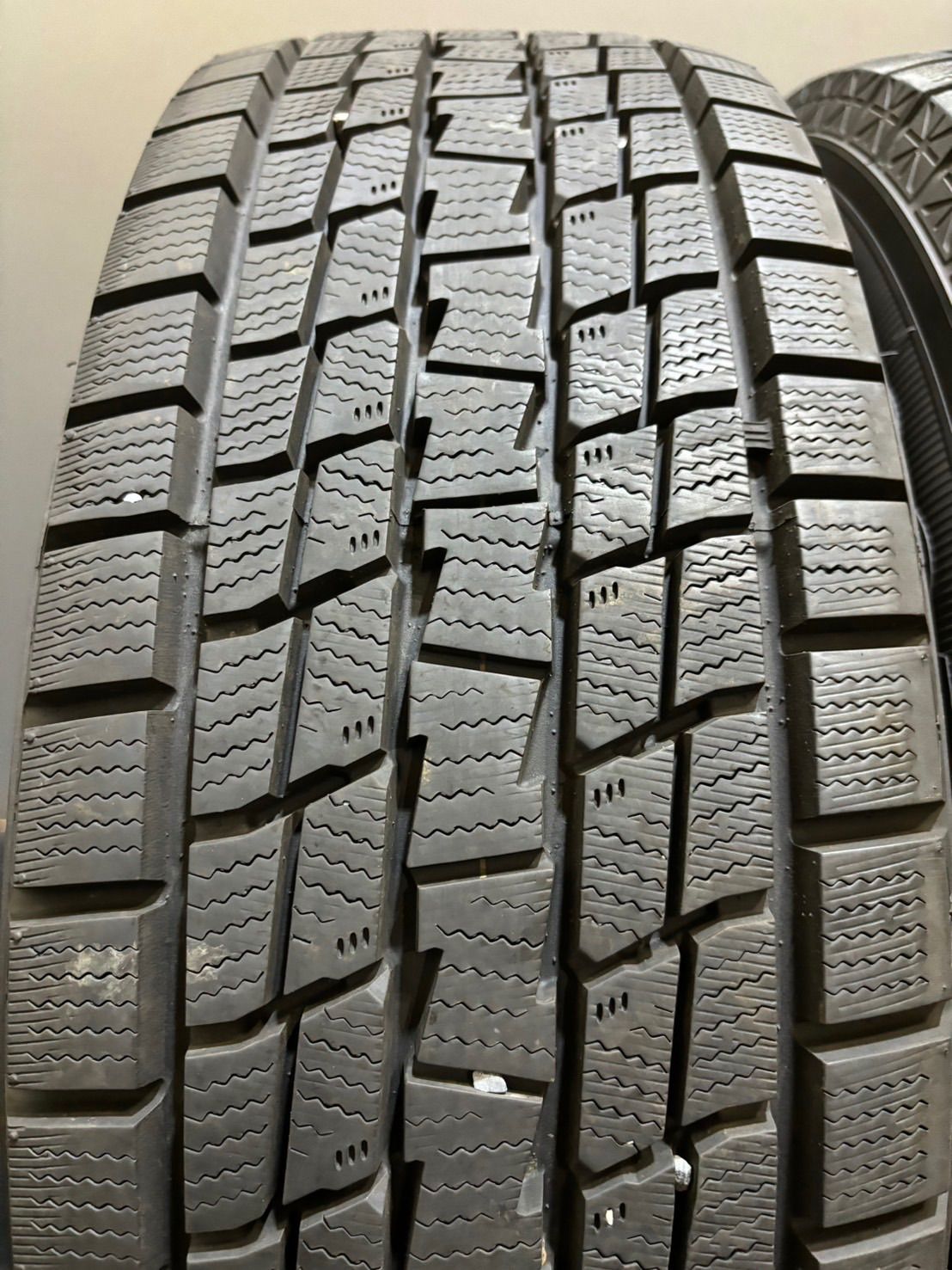 ★215/65R16 GOODYEAR/ICENAVI SUV 21年製 JEEP レネゲード 純正 スチール 16インチ 6.5J +40 110 5H スタッドレス 4本 (2-G495)