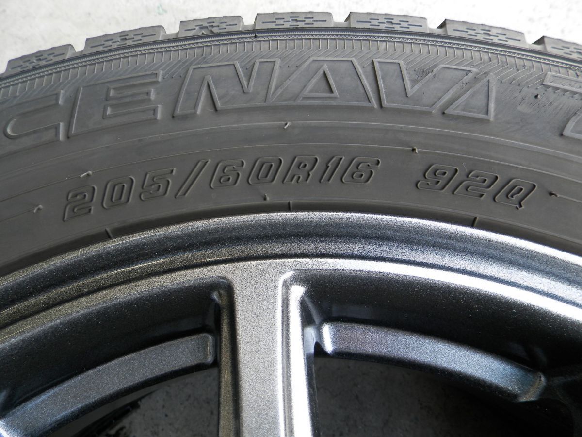 伝統的な トヨタ 80 ノア 16インチ 社外アルミホイール付スタッドレスタイヤ 4本SET ZWR80W 205 60R16 製 6.5J 53 5H 114.3 値下