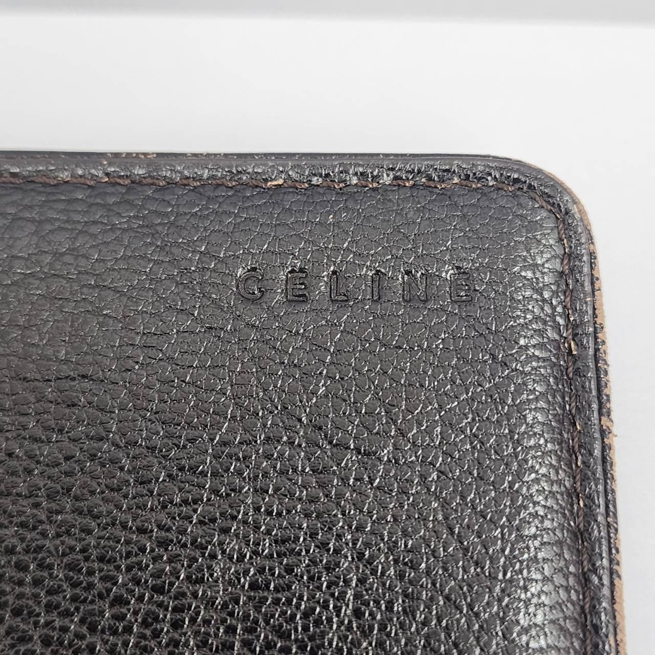 CELINE セリーヌ　二つ折り財布　デニム生地 楽天市場】セリーヌ マカダム柄 二つ折り財布（小銭入れなし