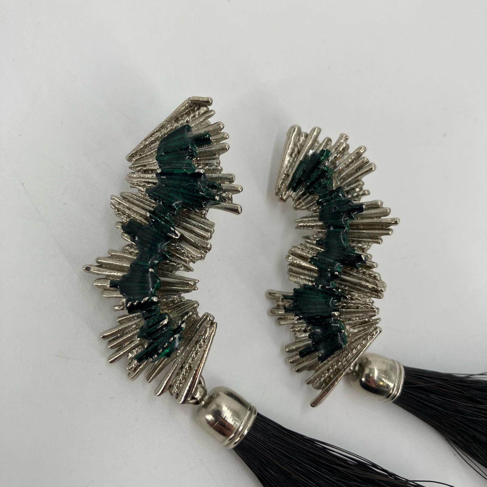 TOGA メタルフリンジイヤリング TOGA メタルフリンジ イヤリング トーガ 【TOGA PULLA(トーガプルラ)】《復刻》メタル 【TOGA PULLA(トーガプルラ)】《復刻》メタルピースフリンジイヤリング