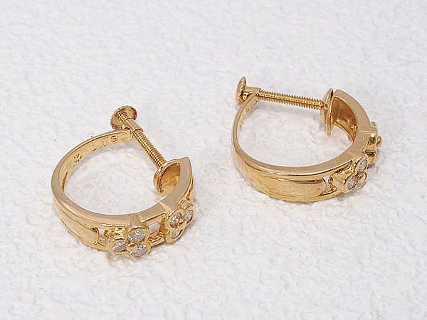 売り出し廉価 ミラ・ショーン ダイヤモンド/0.18ct×2 デザイン