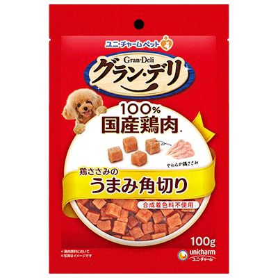ユニ チャーム グラン デリ きょうのごほうび 鶏ささみのうまみ角切り 100g×36袋