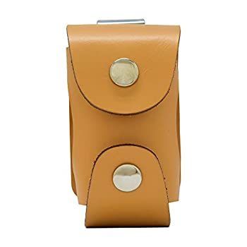 -非常に良い Tabata タバタ ゴルフ ボールケース ボールポーチ 2個 本革 ゴルフラウンド用品 本革製ボールホルダー キャメル GV0884 CA