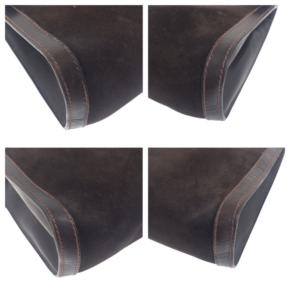 GUCCI グッチ ヴィンテージ オールドグッチ シェリーライン ブラウン