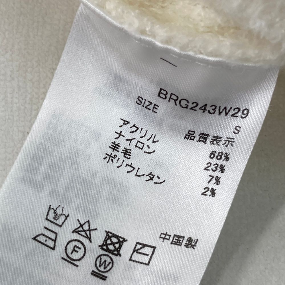 新作アイテムが満載。 サイズ S BRIEFING GOLF ブリーフィング モデル ハイネック 長袖ニットセーター ウール混 ホワイト系 240101530078 ゴルフウェア レディース ストスト 来店をご期待!