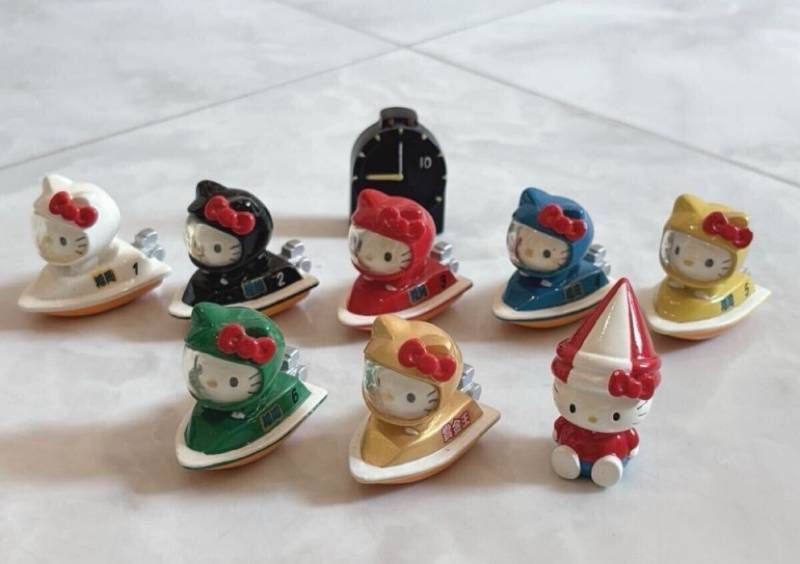 品! ハローキティ 福岡 競艇バージョン 競艇 キティ マグネット 当時物 ヴィンテージ 1976年