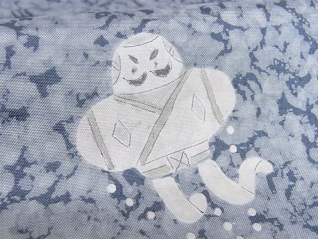 平和屋着物□極上 本場染大島紬 訪問着 作家物 総刺繍 スワトウ相良