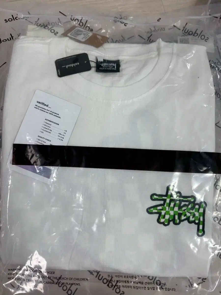 【雷市場（ポンジャン）商品韓国直送】 STUSSY(ステューシー) ドラフト ストック Tシャツ 白 xxl