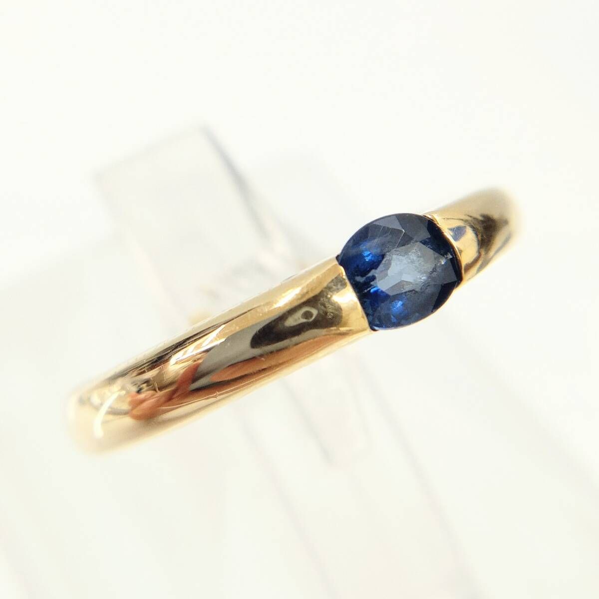 K18 750 pt900 天然ブルーサファイア　リング　指輪　鑑別書付き K18 750 pt900 天然ブルーサファイア リング 指輪 鑑別書付き 楽天市場