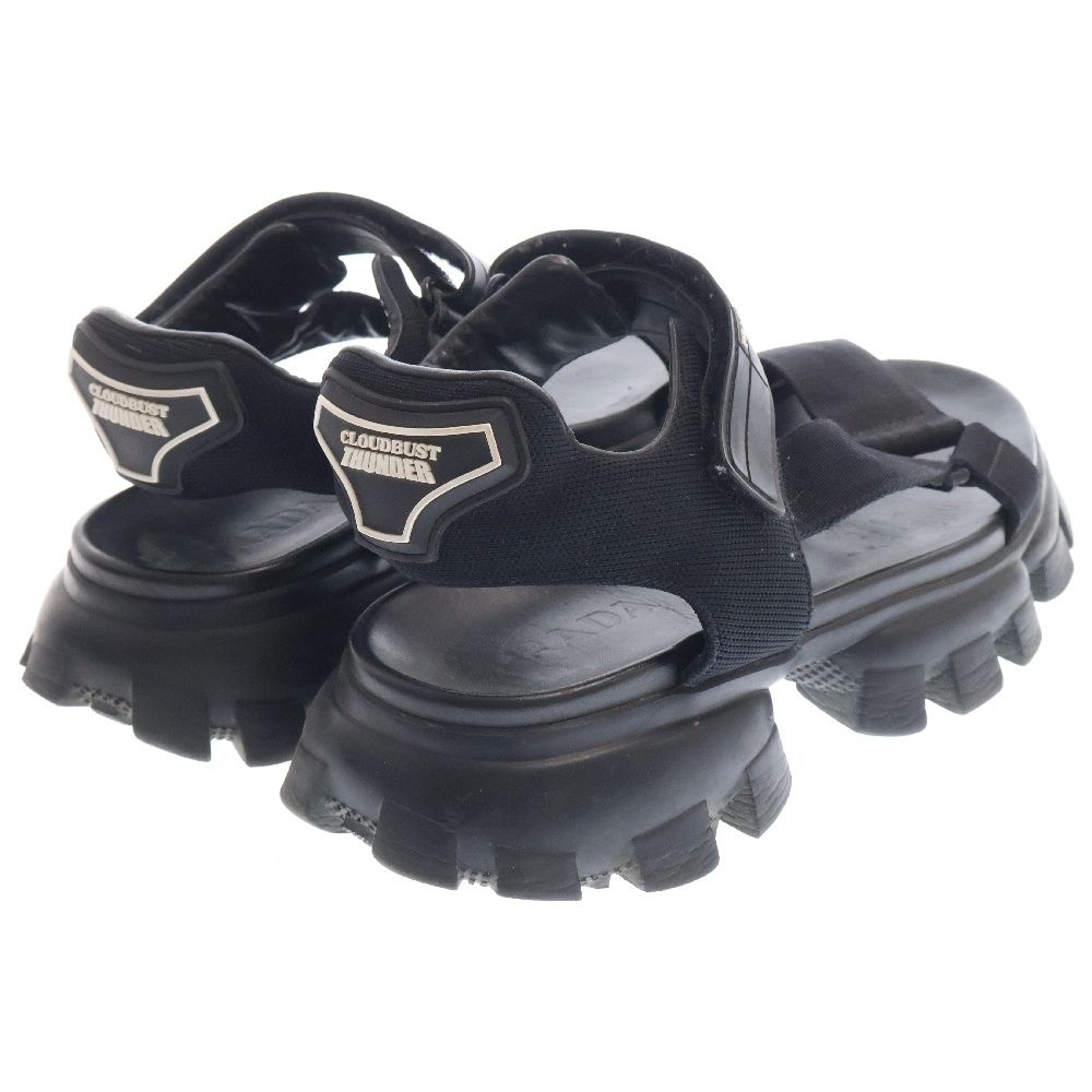 PRADA ブラック サンダル PRADA プラダ サンダル モノリス ファブリック 2X3056 3L74