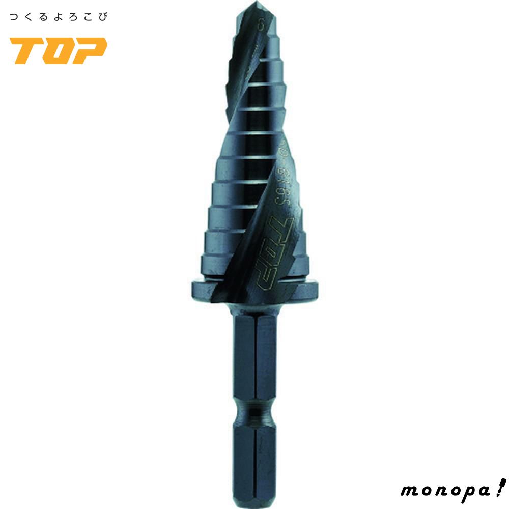 トップ工業 TOP 電動ドリル用 六角シャンク スパイラルステップドリル 6~16mm ESD-616S