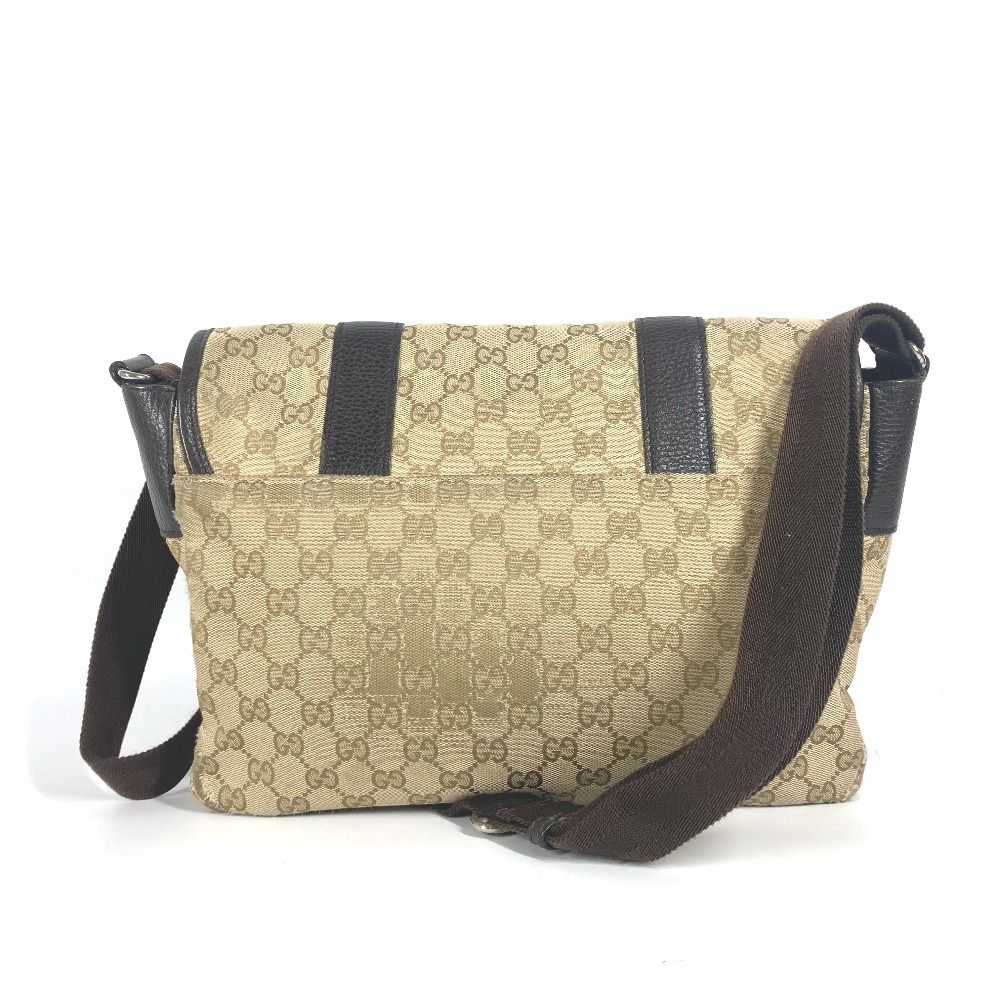 GUCCI グッチ ショルダーバッグ GG 374423 GGキャンバス/レザー