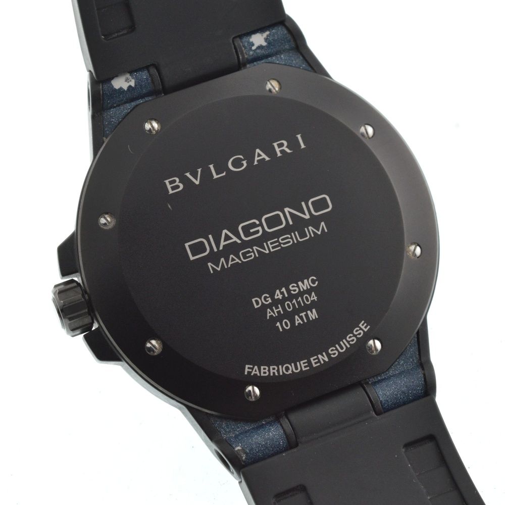 値下 ブルガリ BVLGARI DG41SMC ディアゴノ マグネシウム デイト 自動
