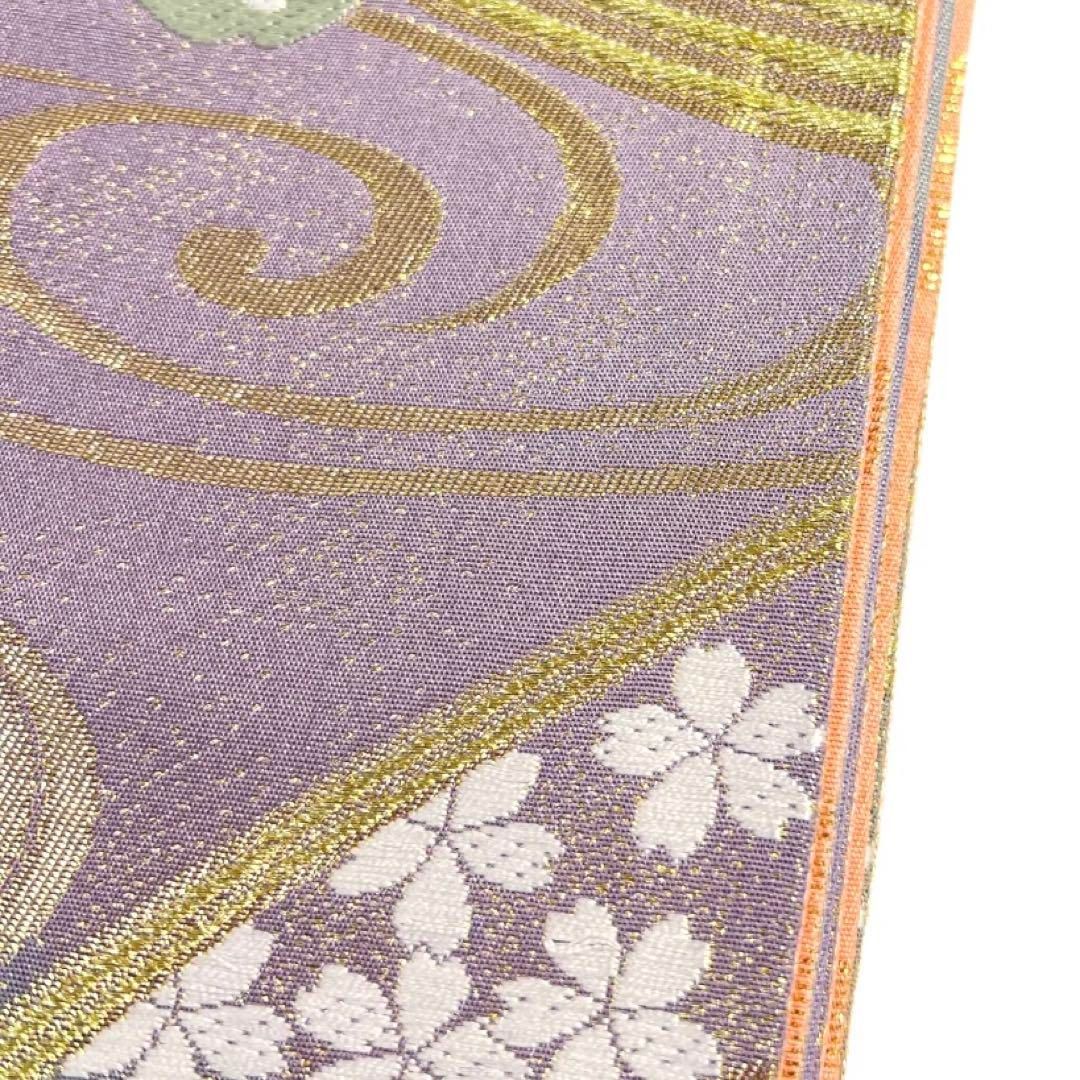 振袖帯 袋帯 桜 流水 観世水 鹿の子 煌びやか 着物 021a d - メルカリ