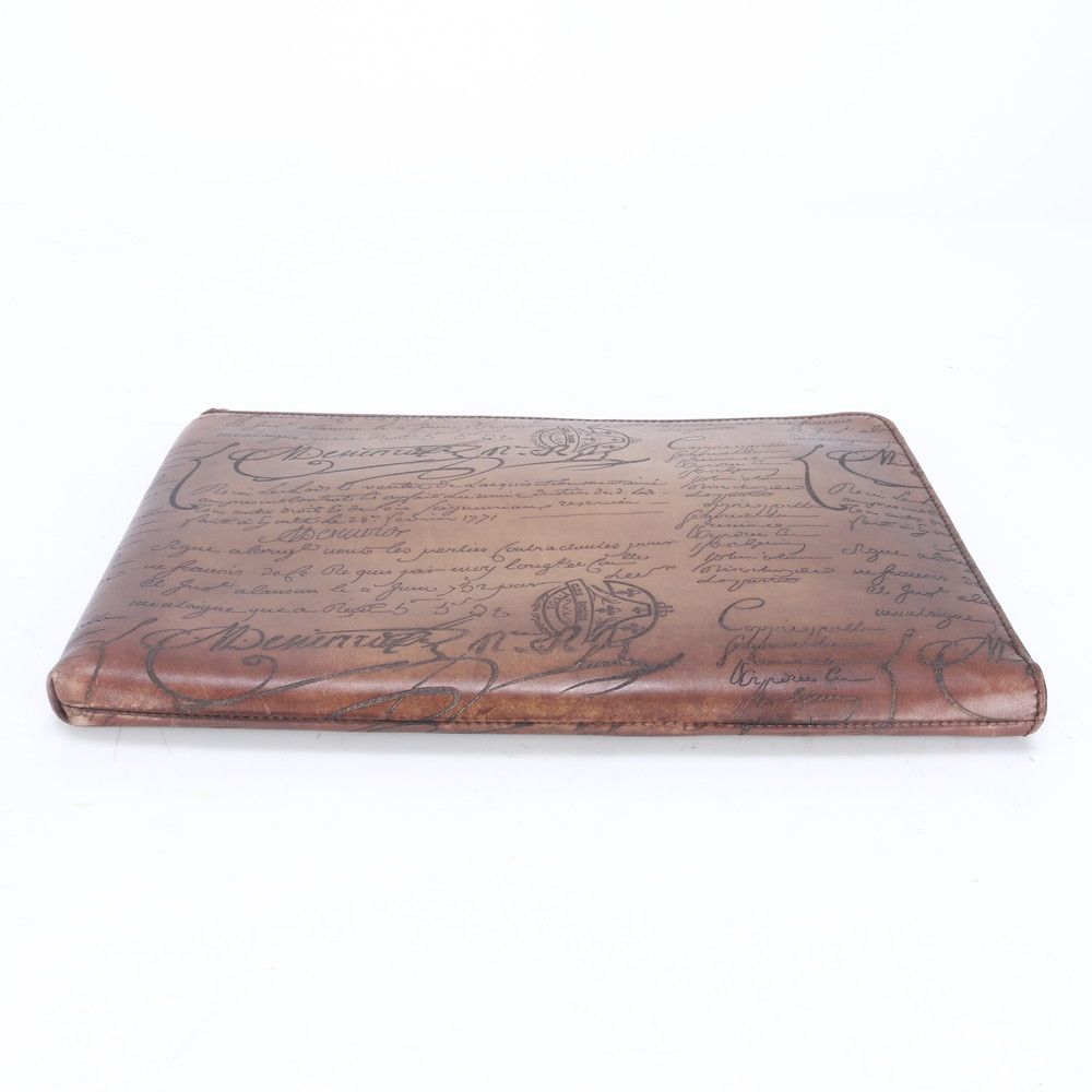 美品 ベルルッティ ニノ GM カリグラフィ レザー セカンドバッグ  