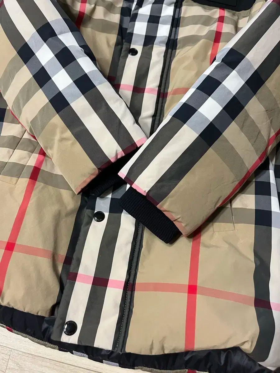 バーバリー キッズ チェック ダウン 12 y