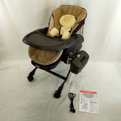 【超美品】最上位モデル★コンビ ネムリラ プレミアム ダッコプラスオートスイング コンビ 電動ハイローチェア ホワイトレーベル ネムリラAUTO SWING