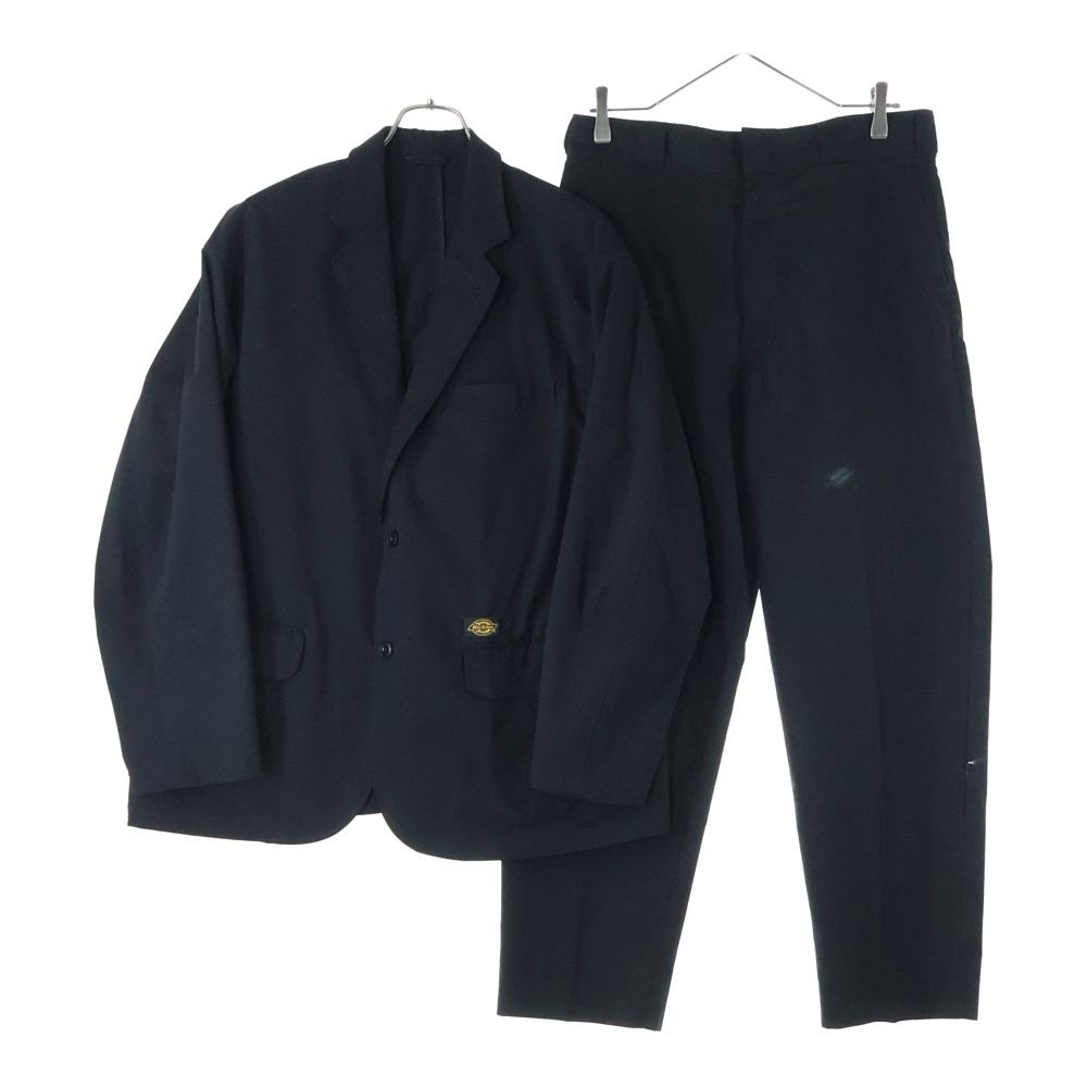 Dickies ディッキーズ 24SS ×TRIPSTER トリップスター ポリエステル セットアップスーツ テーラードジャケット スラックスパンツ ブラック 241M10BM01