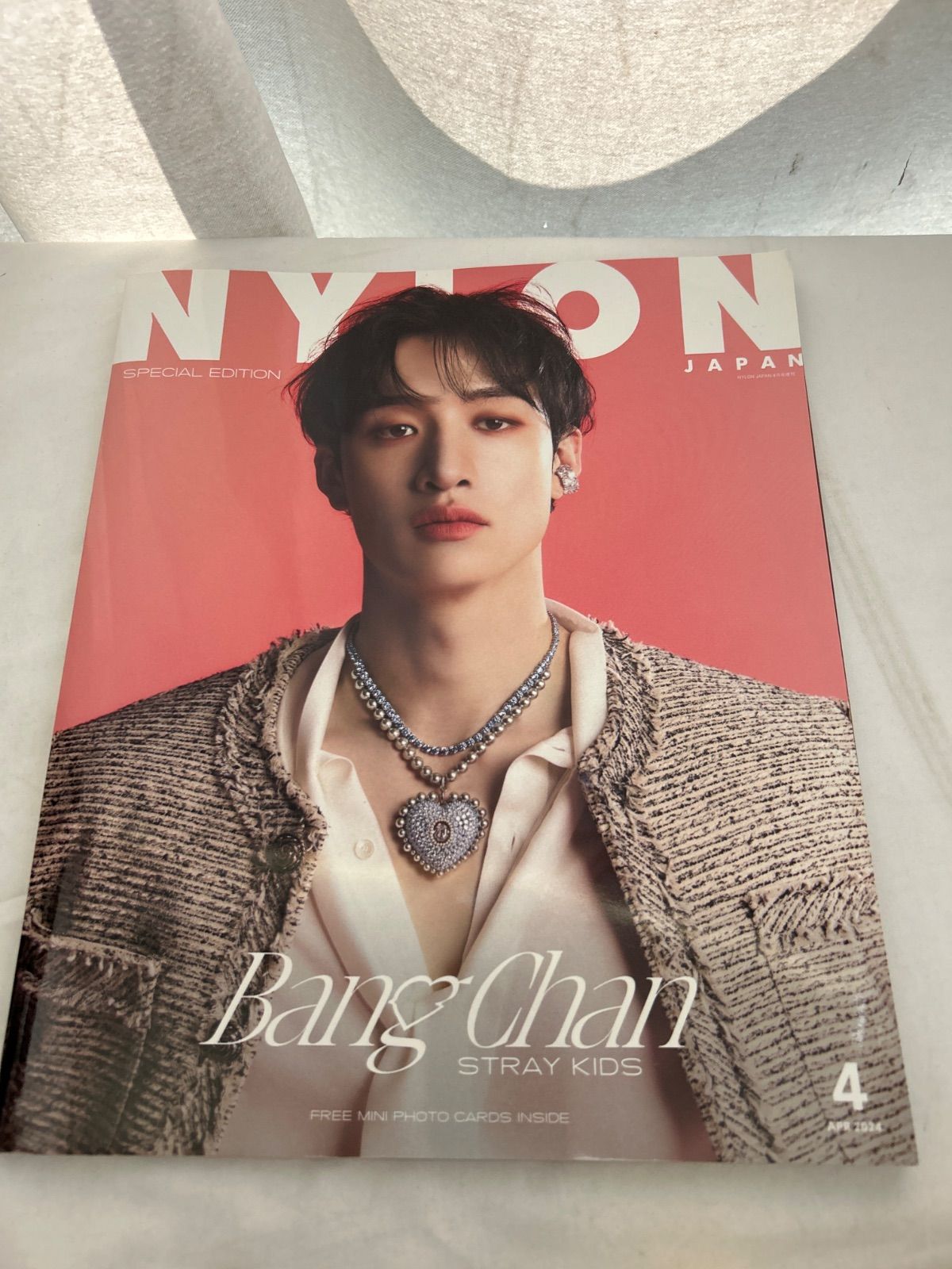 NYLON JAPAN 2024年4月号 Special Edition Bang Chan Stray Kids 表紙