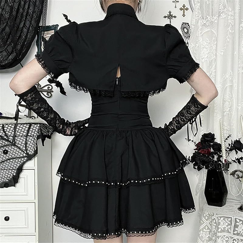 新品　ゴスロリ ワンピース ロリータ クラシカル ブラック　Mサイズ 新品未使用 ゴスロリ ワンピース ロリータ クラシカル ブラック Mサイズ
