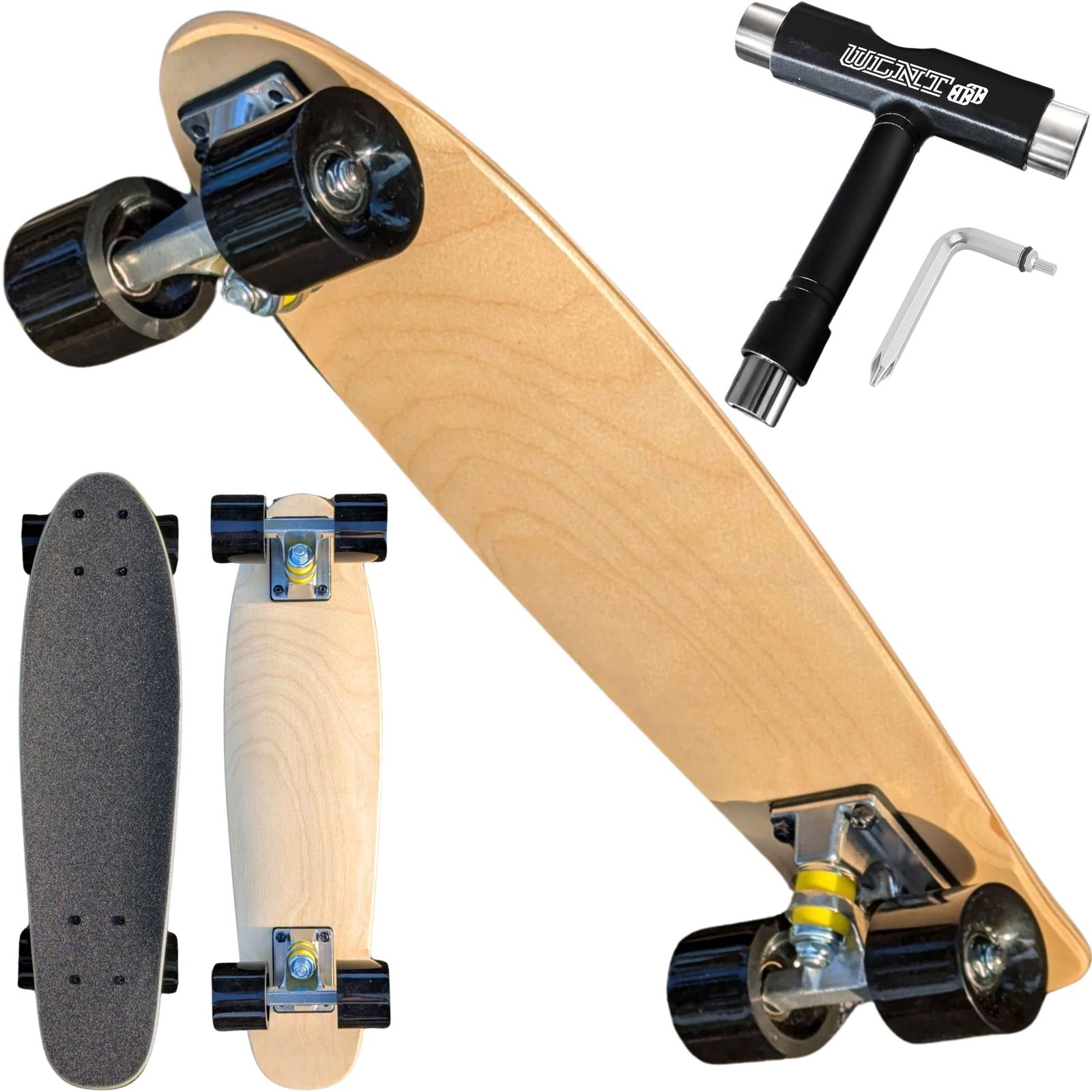 WalnutSkate スケートボード 完成品 MADE IN JAPAN 競技用 7.25|7.75|8.0|8.25 インチ クルーザー コンプリート small cruiser 22inch type american white birch