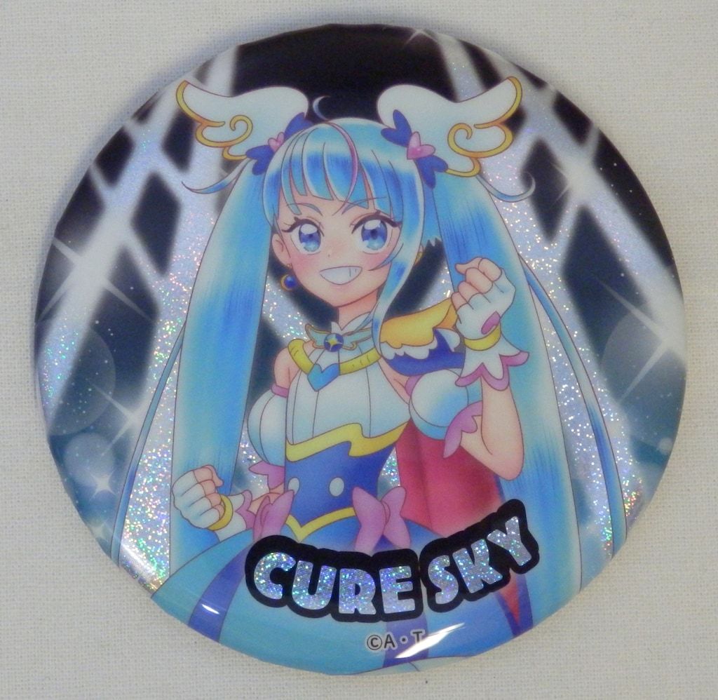 キュアドリーム　全プリキュアLIVE　ホログラム　缶バッジ 全プリキュア 20th Anniversary LIVE！】ホログラム缶バッジ2012