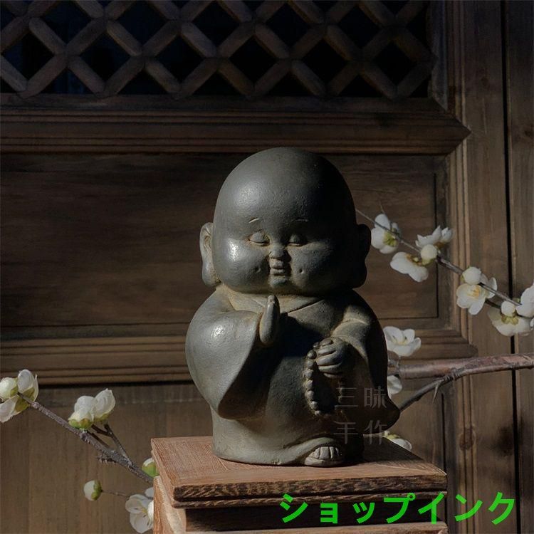 小坊主 仏教美術 装飾品 工芸品 美術品 置物 小坊主 仏教美術 装飾品 工芸品 美術品 置物 - メルカリ