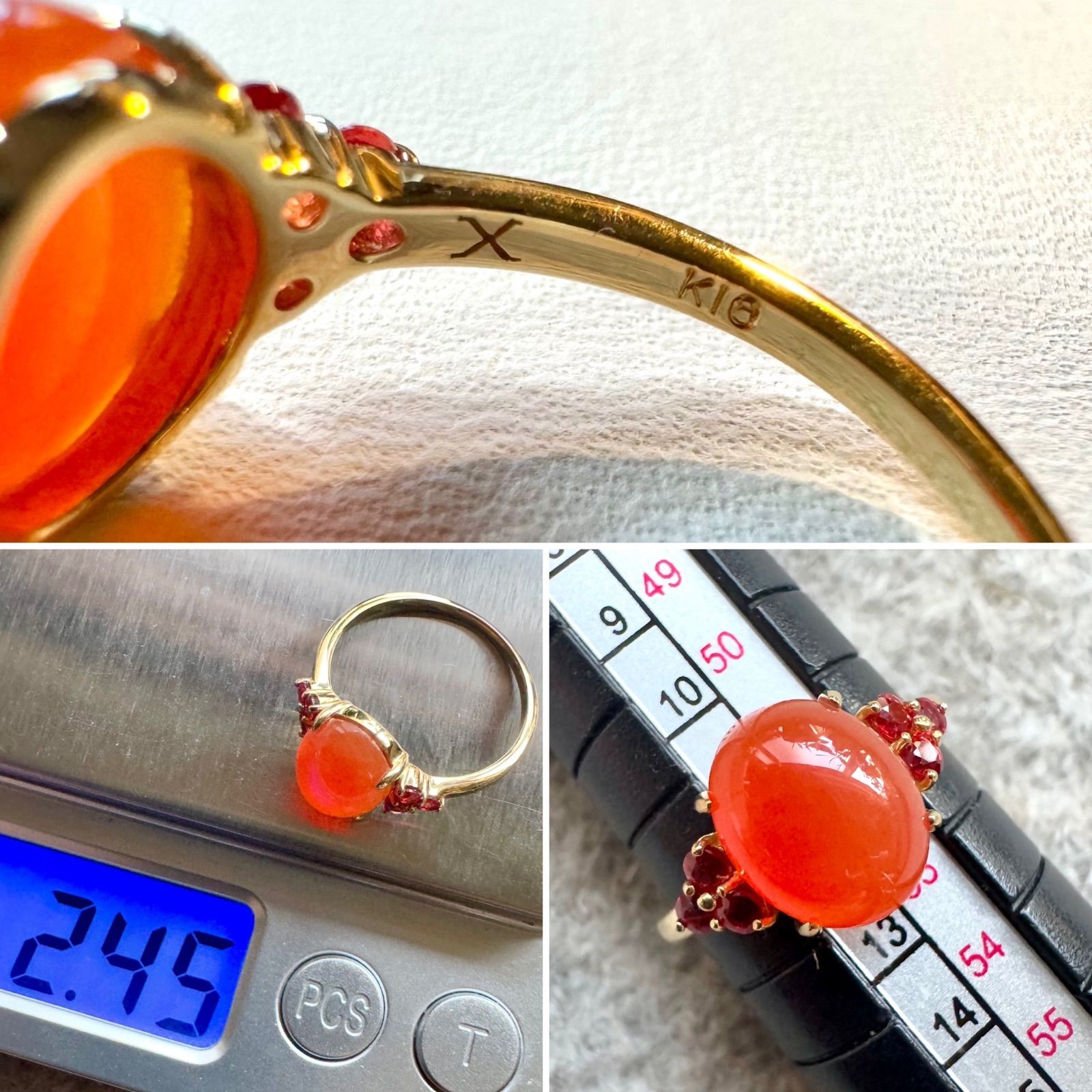 ビズー◇K18YG*12号*トレゾールリング*bizoux*指輪 - メルカリ 