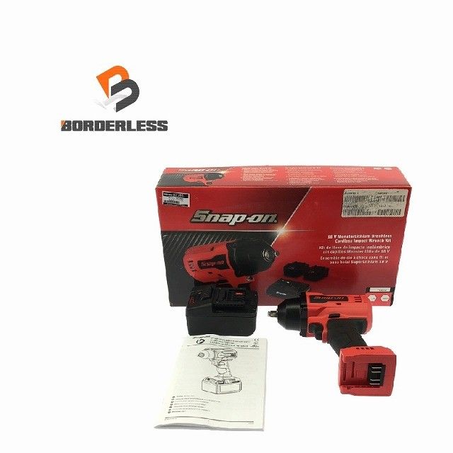 Snap-on スナップオン 18V コードレスインパクトレンチ CTJ9010 バッテリー 18V 5.0Ah 付き 電動工具 自動車整備 116635
