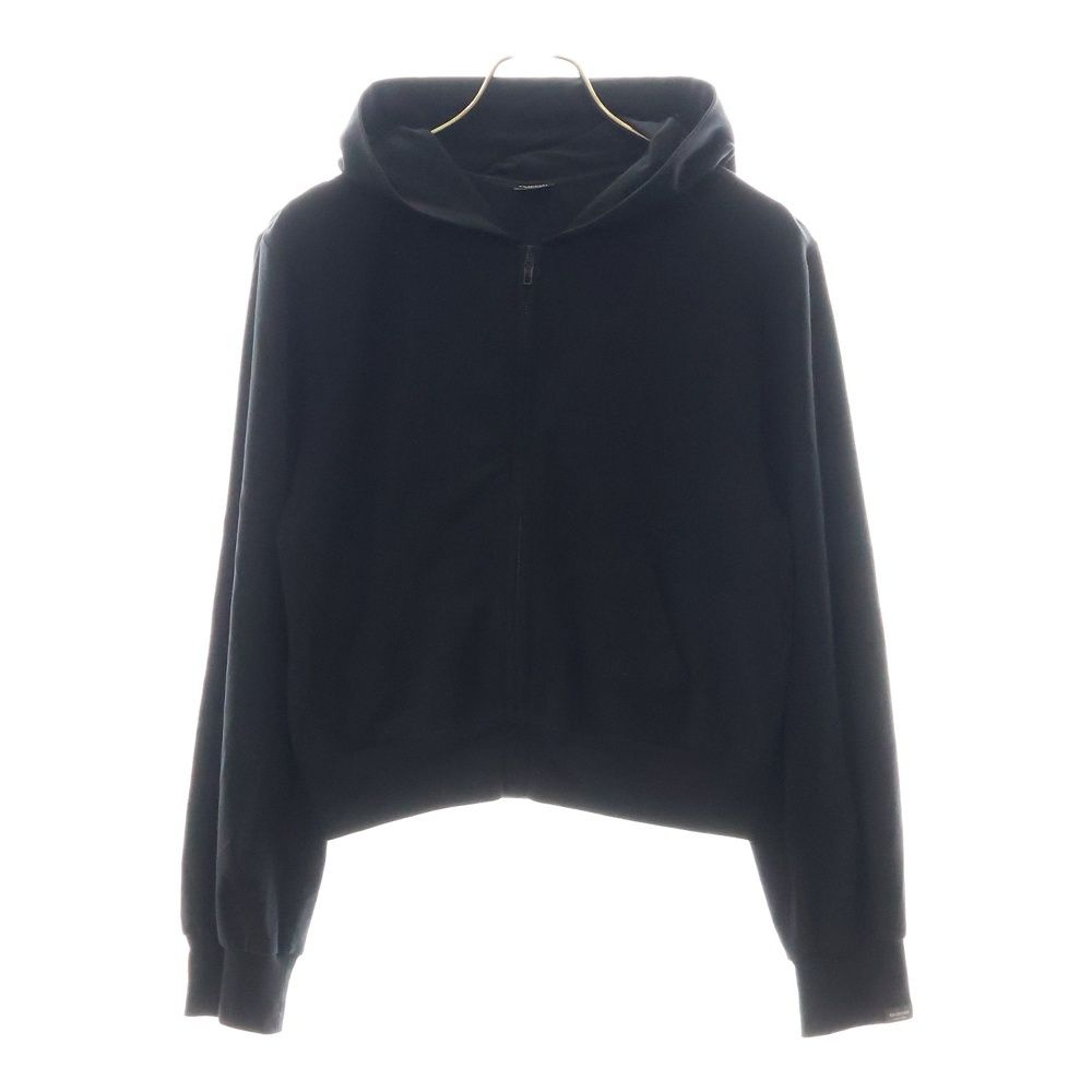 BALENCIAGA (バレンシアガ) Fitted zip-up hooded sweatshirt