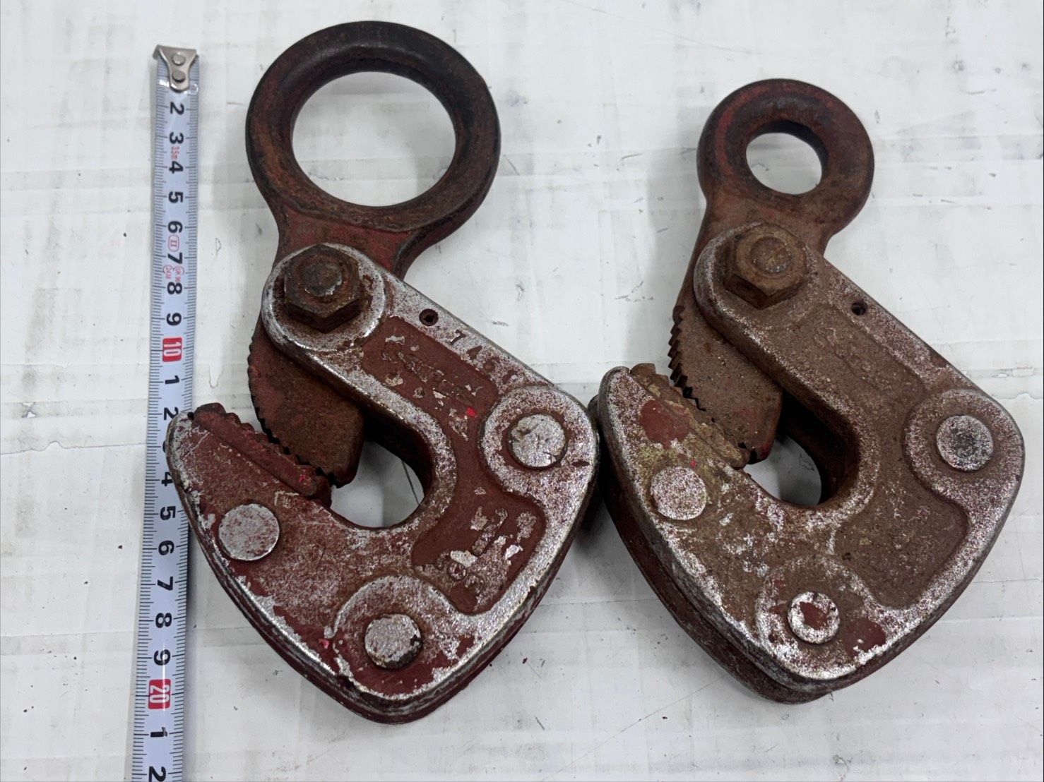 h9179 SUPER スーパー HLC-1 横吊り ヨコ吊り クランプ 1t