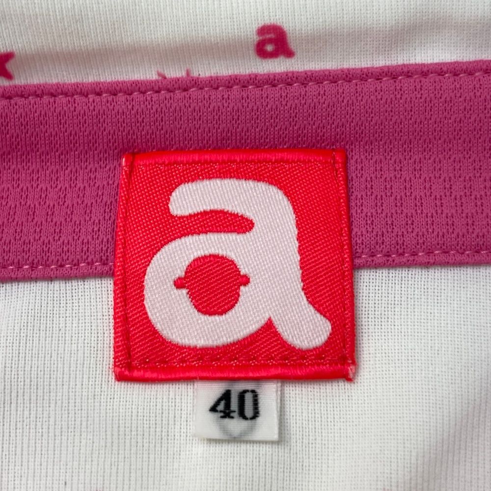 サイズ：40 ARCHIVIO アルチビオ 長袖シャツ スター総柄 ホワイト系 [240001239603] ゴルフウェア レディース ストスト