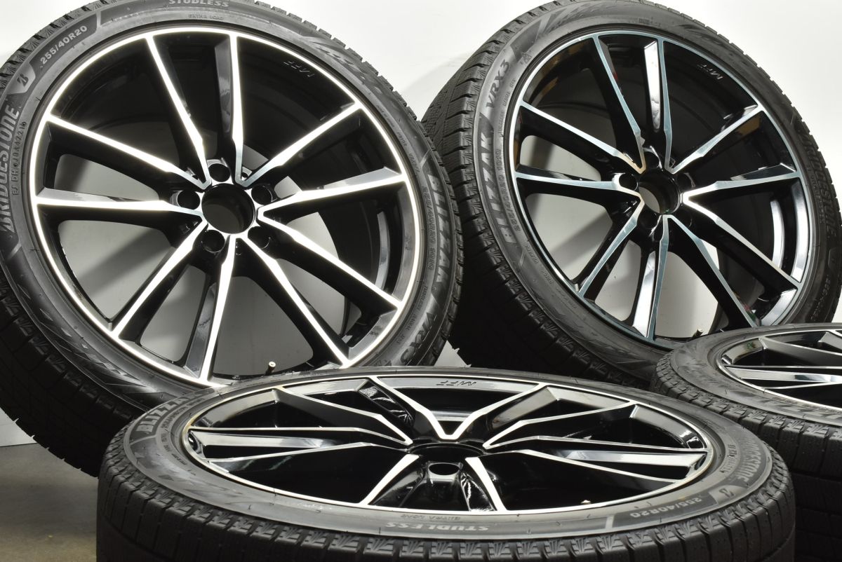 バリ溝 MAK ブレーメン 20in 8.5J 43 PCD112 ブリヂストン ブリザック VRX3 255 40R20 ベンツ W222 W223 Sクラス スタッドレス 可