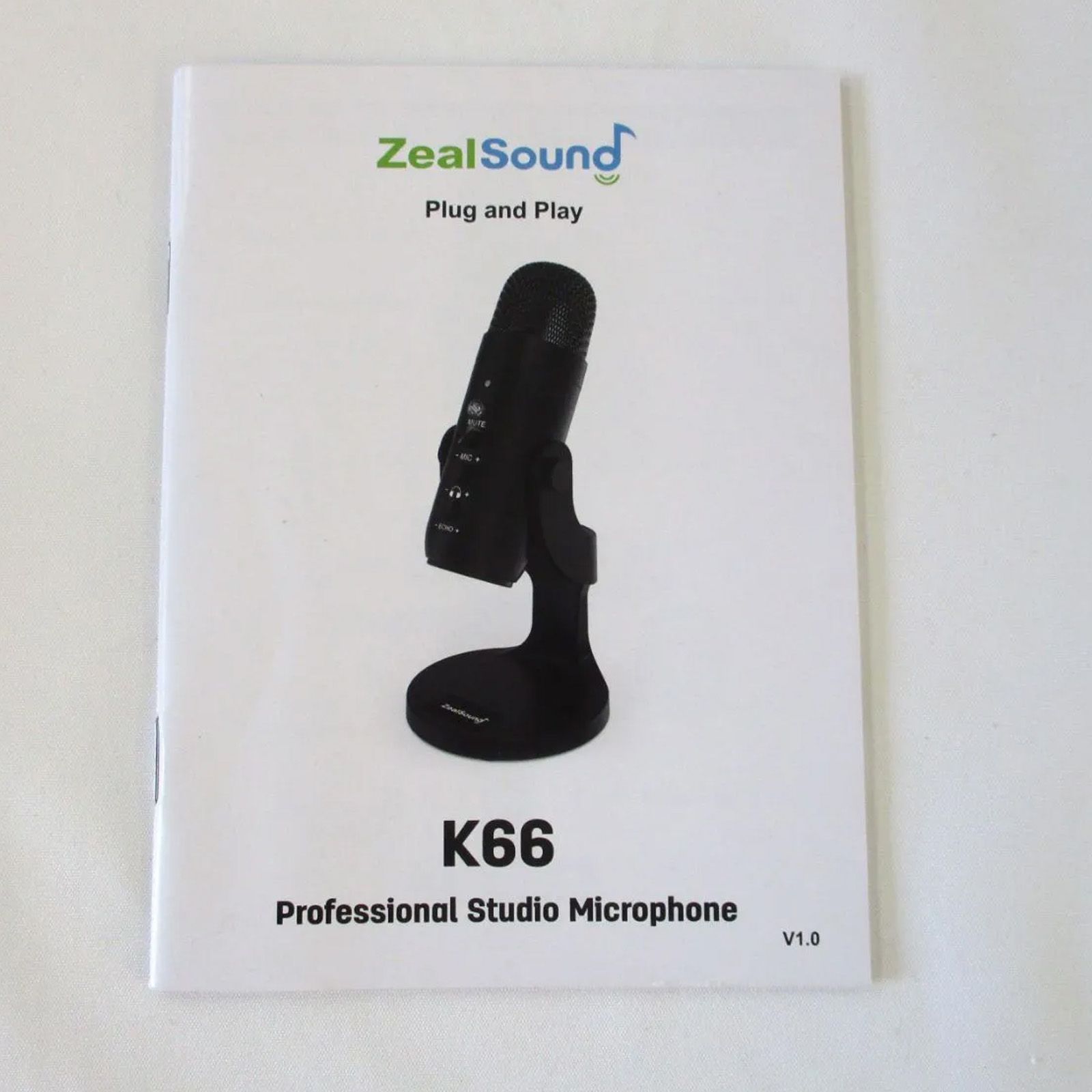 ZealSound 配信用マイク ASMRマイク コンデンサーマイク USB PC