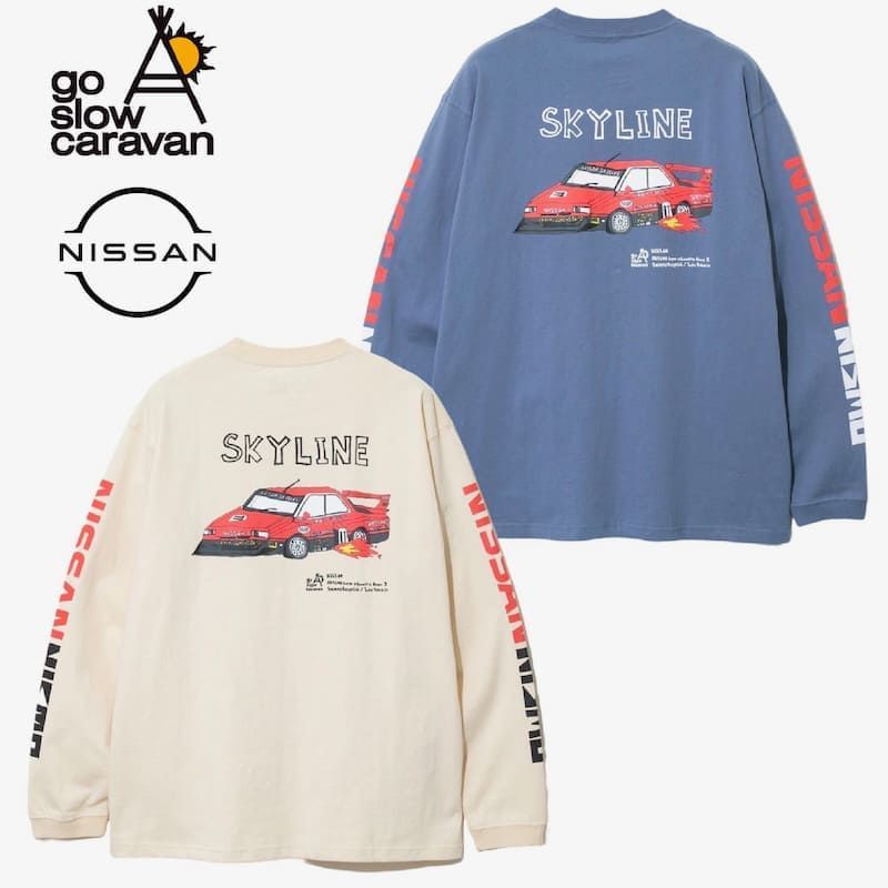 新品 go slow caravan NISSAN スカイライン　日産　Tシャツ