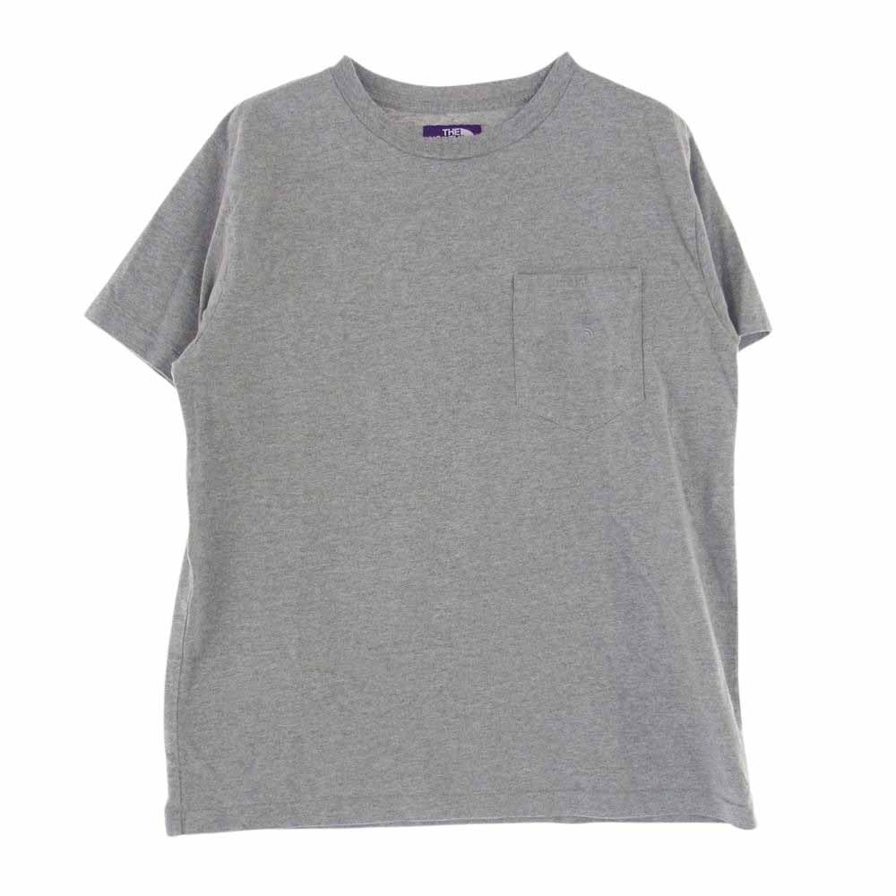THE NORTH FACE ノースフェイス Ｔシャツ NT3753N PURPLELABEL 7oz H/S Pocket TEE Tシャツ グレー系 L【中古】