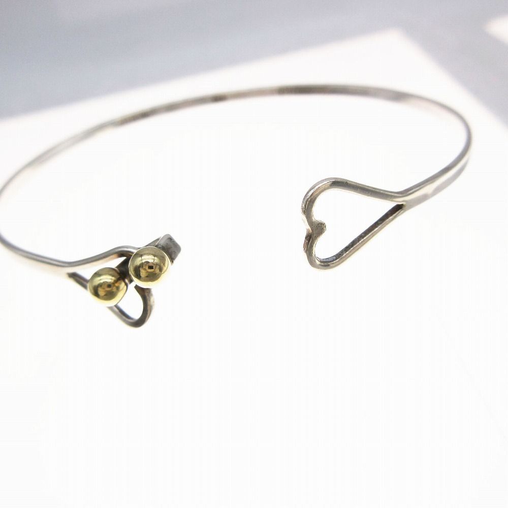 TIFFANY&Co ティファニー ダブルハートフック バングル