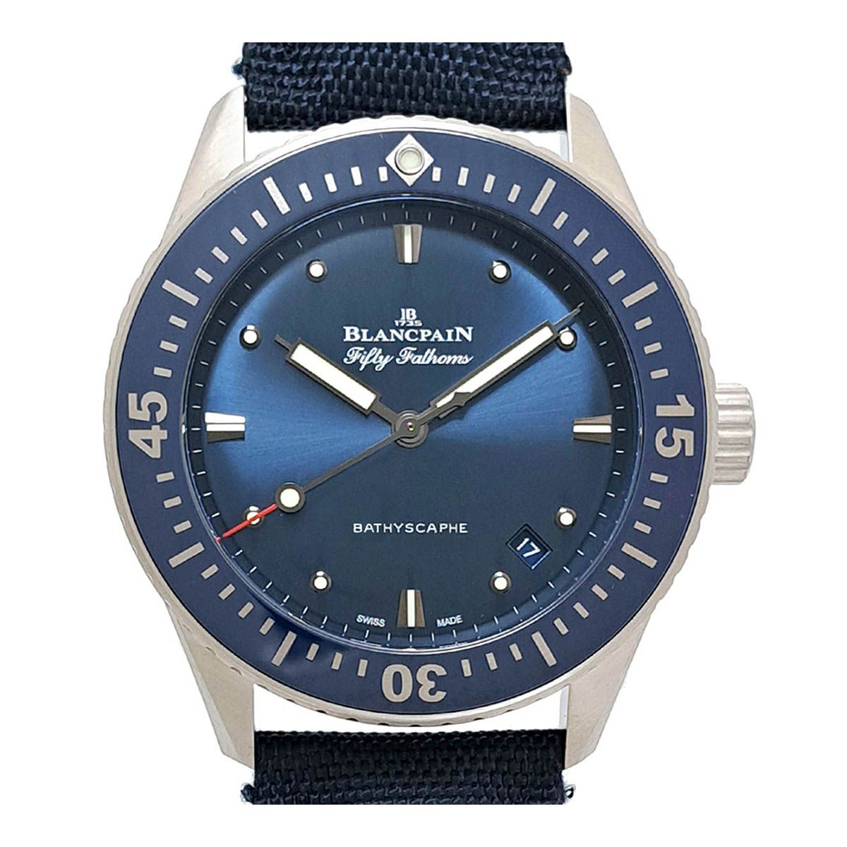 ブランパン フィフティ ファゾムス バチスカーフ Overhauled 5100-1140  